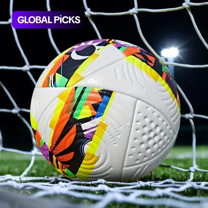 High-Durability Size 5 Soccer Ball, Football Balls, Seamless PU Football Training Ball, Anti-Explosion and Wear-Resistant, Ideal Football Equipment for Adult Training and Matches #GLOBAL PICKS