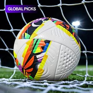 High Durability Size 5 Soccer Ball, Seamless PU Material, Anti-Explosion & Wear Resistant, Ideal for Adult Training & Matches