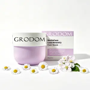 GRODOM Keratin Repair Hair Mask,Deep Conditioning Hair Treatment for Damaged Hair,Anti-Frizz Hydrating Hair Mask for Dry Curly 3A to 4C Hair,Color-Treated Hair Care,Cuticle Sealing Deep Nourishing Hair Repair,72h RevitaCoco Scent Duration,300ml