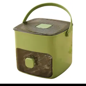 Compact Portable Ice Maker with Storage Drawer and Handle for Home, Office & Outdoor Use