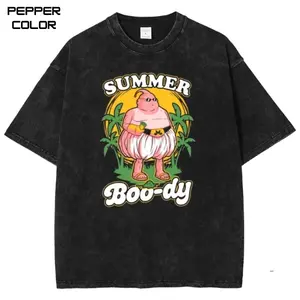 Summer Boo-dy Graphic T-Shirt, DBZ  Shirt, Retro 90s Anime Tee, Anime Manga Streetwear, Crewneck Short Sleeve T-Shirt, Trending, All Size, Gift for Anime Lovers