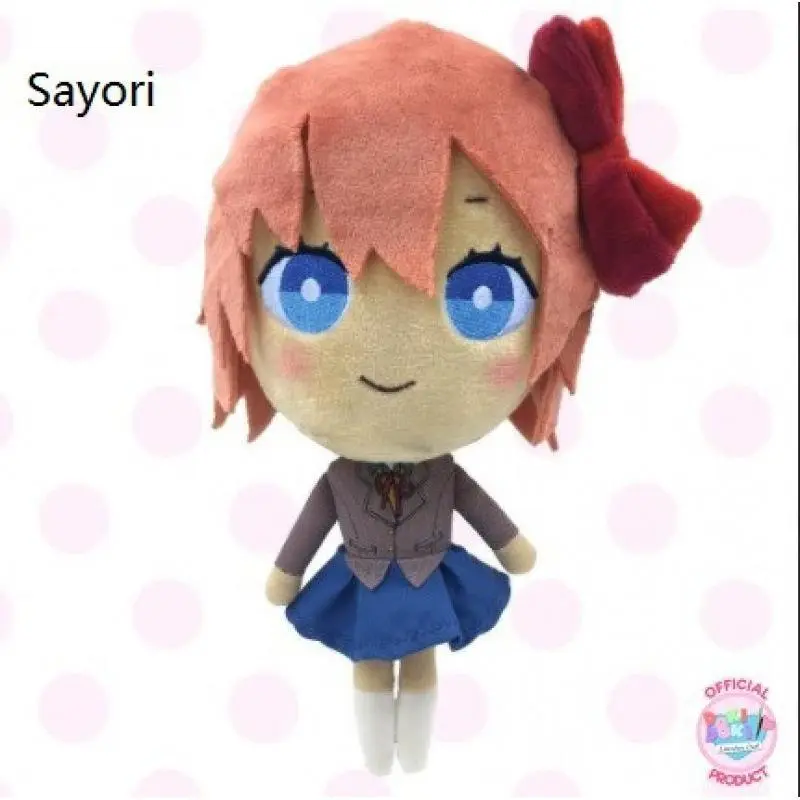 20cm Game Doki Doki Literary Club Plush Toys Anime Cosplay Monika Natsuki Sayori Yuri Dolls