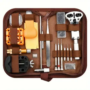 [168pcs Watch Repair Tools] 168pcs Professional Watch Repair Tools |   Including Screwdriver, Tweezers, Back Cover Opening Tool And More, Watch Replacement Battery And Adjustment Strap Set