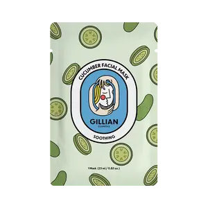 Gillian Cosmetics | Cucumber (Soothing) Sheet Mask by elvis+elvin (25ml)