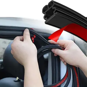 Car Door Seal Strip,Automotive Weather Stripping Thickened for Hoods,Trunks,Windows,Universal Soundproof Waterproof Windproof Durable Car Accessories for Most Car,Truck,SUV (52.5Ft)-1
