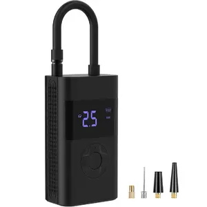 Tire Inflator Portable Air Compressor, 150PSI Cordless Electric Air Pump w/Digital Tire Pressure Gauge, Smart Air Pump for Car, Motorcycle, Bicycle and Ball with LED Light Auto Shut Off