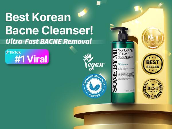 AHA-BHA-PHA Body Miracle Repair Set - Korean Skincare - 3-Step Routine for Body Acne & Texture - Cleanser, Mist & Lotion - Centella, Niacinamide