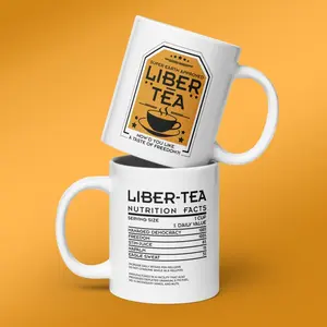 Liber Tea Helldivers 2 mug, helldivers mug, hell divers mug, helldivers 2, helldivers coffee cup, helldivers gift, fathers day gift Ceramic Classic Drink Drinkware Printed Tumbler Washable