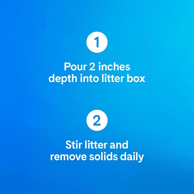 PrettyLitter Health Monitoring Cat Litter - 8lb Unscented with Odor Seal Guarantee & Multi Cat Strength