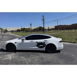 Devil Lips Car Decal