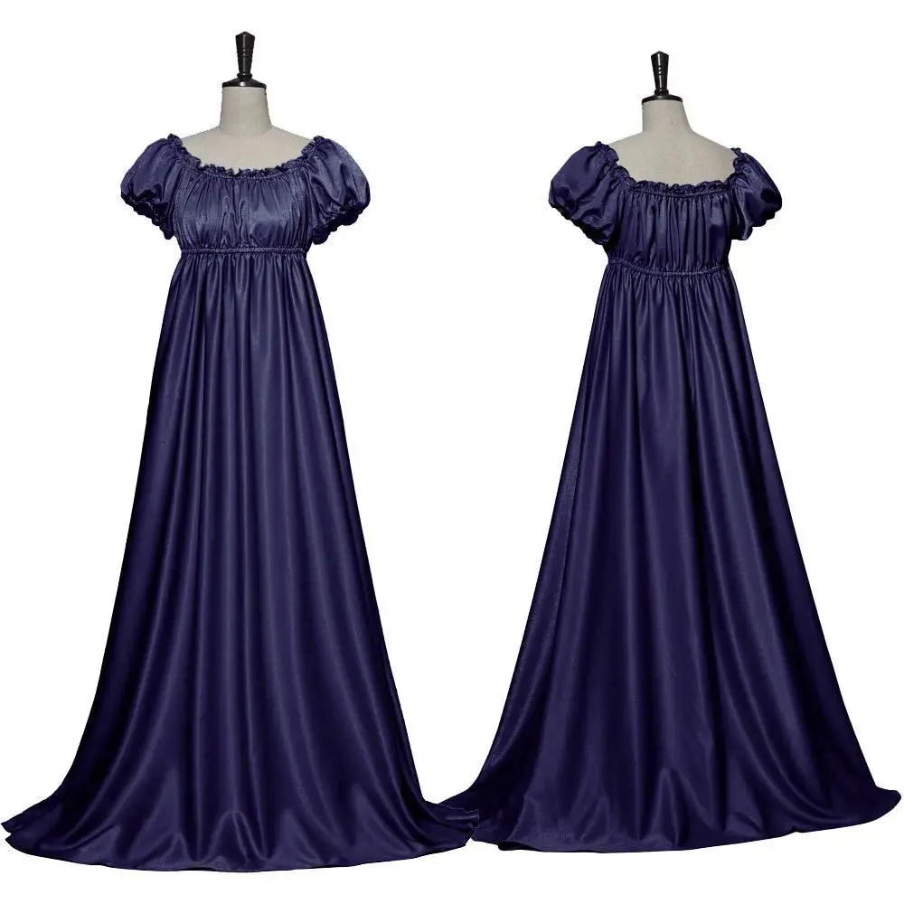 Medieval Dress Women Dress Sexy Off Shoulder Renaissance Victorian Regency Dress Costume Wench Retro Gown Halloween for Women