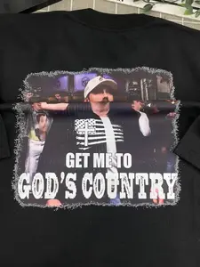 Get me to god country Tee, Unisex Heavy Cotton T-Shirt, TV Show Fan Tee, Funny Graphic Tee