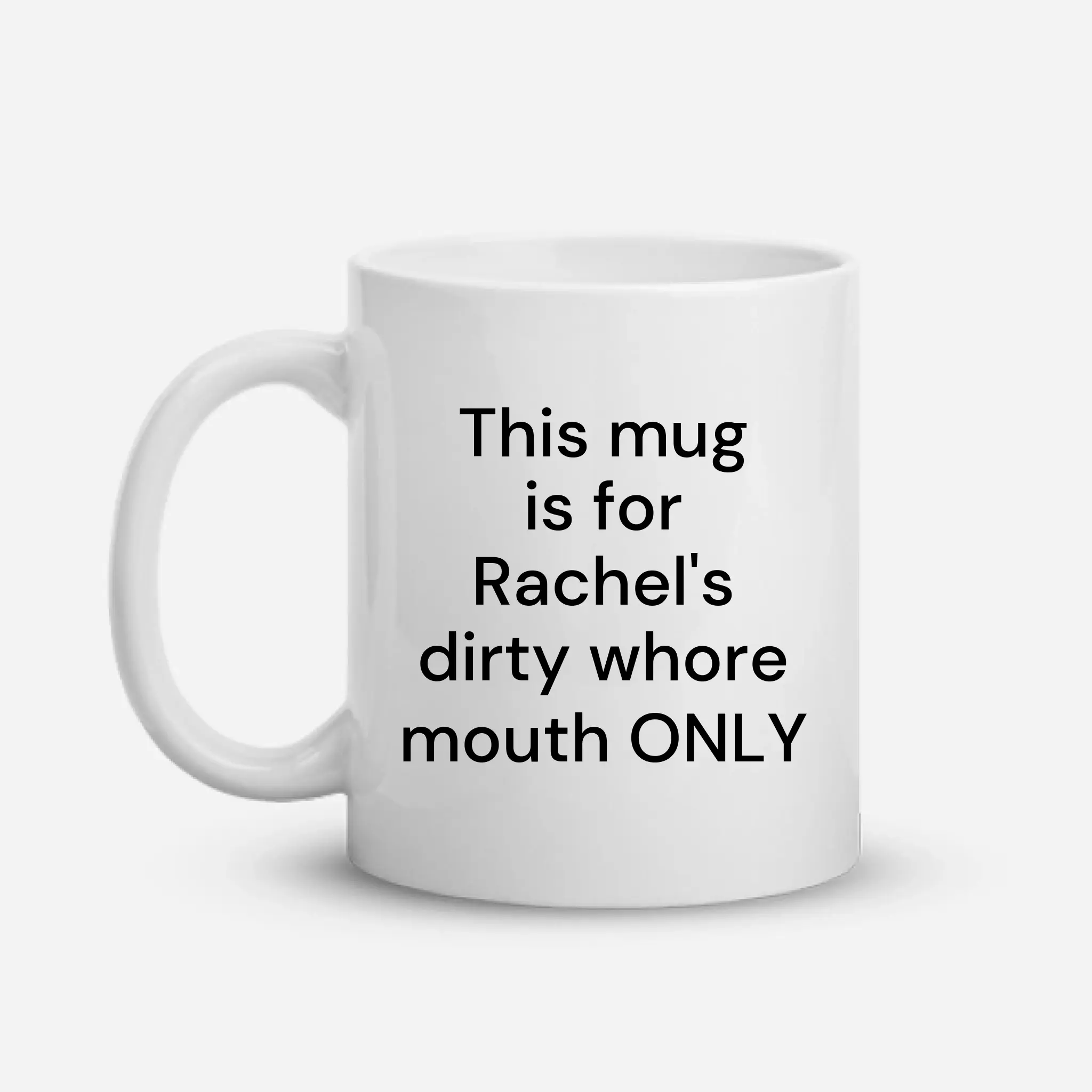 Personalized Dirty Whore Mouth Mug | Funny Adult Coffee Mug, Ceramic Aesthetic Words, Meme Merch, Rude Gag Gift