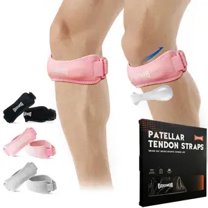 Gounod Patellar Tendon Support Strap 2 Pack, Knee Pain Relief Band, Basketball Patella Tendon, Jumping Knees, Bursitis, Running, Hiking, Football