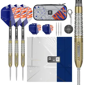 TARGET Darts Raymond Van Barneveld Chrono Steel Tip Swiss Point Darts, 95% Tungsten Dart Set, 21G/23G/25G | Includes Dart Storage Case Takoma Wallet, Extra Dart Flights, Swiss Dart Points & SP Tool