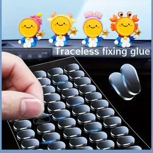 100pcs High Strength Acrylic Residue-Free Dual-Sided Tape, Strong Adhesive Invisible Waterproof Round Hook-And-Loop Strips for Home Decor, Weddings, Balloons, Posters, Multipurpose Use