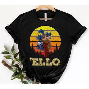 Ello Worm Labyrinth Vintage T-Shirt, Labyrinth Shirt, Funny Ello Worm Shirt, Labyrinth Ello Worm Shirt Clothes Cotton