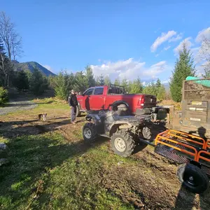 Vevors Heavy Duty Garden Trailer - Ideal for Outdoor Use, Durable Design, Versatile Storage Solutions