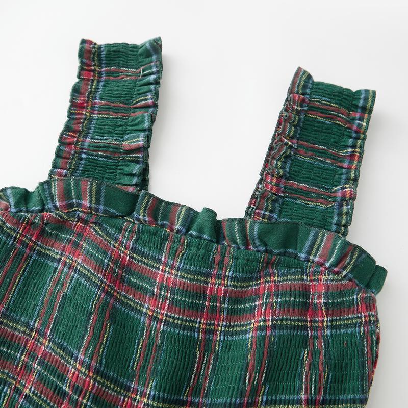 Christmas Women Sleeveless Dress Summer Casual Plaid Print Ruffled A-Line Party Dress for Beach Club Streetwear Womenswear Fashion Christmas Women Sleeveless Dress Summer Casual Plaid Print Ruffled A-Line Party Dress for Beach Club Streetwear Womenswear Fashion