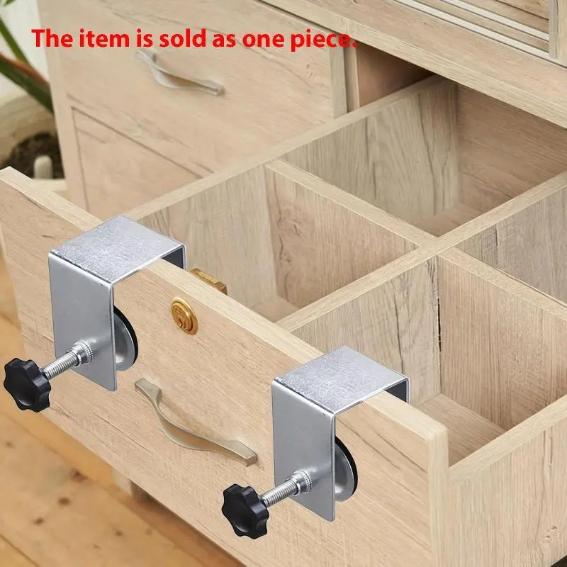 2-Pack Drawer Panel Clamp, Fast Board Clamp, Bow Clamp, Secure Clamp, Woodworking Auxiliary Installation Tool, Essential DIY Hardware Supplies