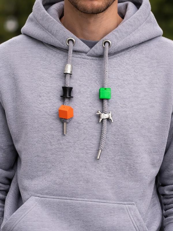 Board Game–Inspired Hoodie String Charms | String Squad