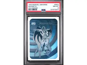 1990 Marvel Universe Hologram Magneto #MH2 PSA 8