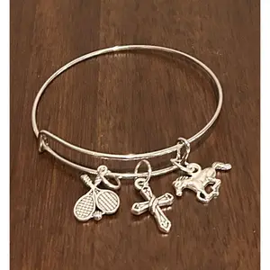Stackable Charm Bangle Bracelets