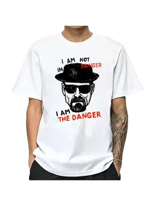 Men's T-shirt  Short Sleeve Breaking Bad Men t Casual Heisenberg Print SummerCool T-shirt Male Men Tops