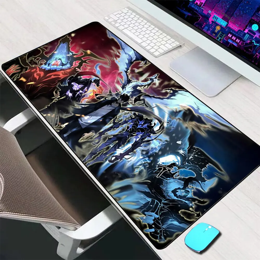 Solo Leveling Jin Woo Desk Mat Anime Playmat, TCG Gaming Pad, MTG Desk Mat, Gamer Gift, Desk Accessory