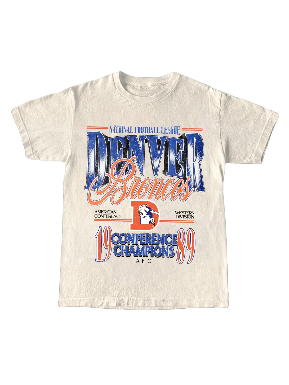 Vintage Denver Football Shirt, Denver Football Fan Crewneck Shirt,  Vintage Inspired Graphic Tee,Unisex Shortsleeve Crewneck,  Perfect Gift For Menswear-Womenswear Top,Streetwear,Vintage Style,Casual Tee,100% Cotton, Casual Daily Wear,Fabric Soft