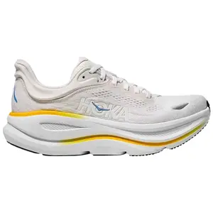 Hoka One One Bondi 9 White Grout Women's Fashion Shoes New