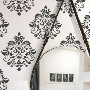 VIRGINIA- Damask Wall Stencil- Reusable Wall Stencils