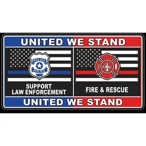 Firefighter Police Supporter Window or Helmet Decal Tiktok