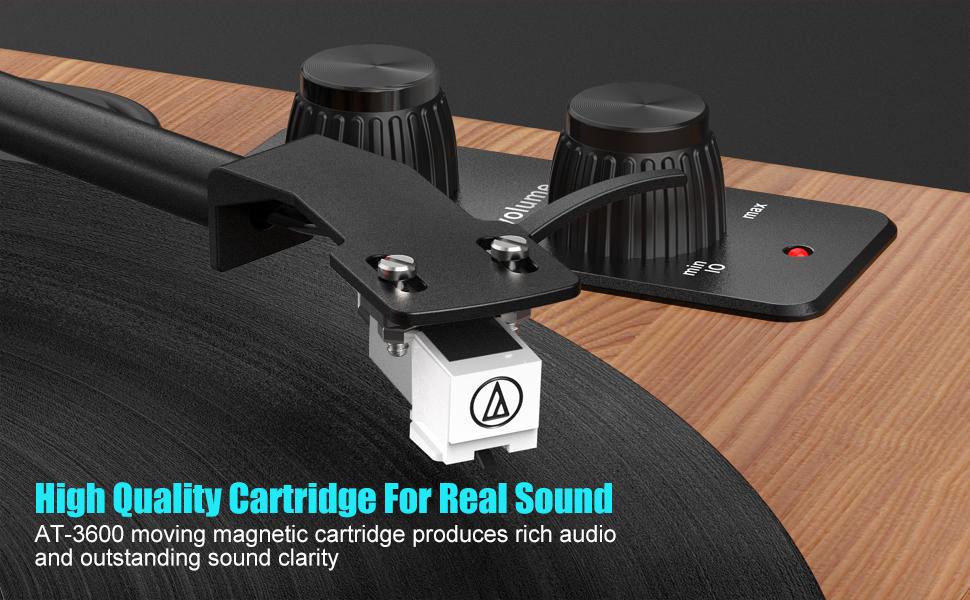 Record Player with Speaker, Vinyl Record Turntable with Magnetic Cartridge for Home Decoration and Entertainment, Vinyl Record Player Suitable for Christmas or Birthday Gift