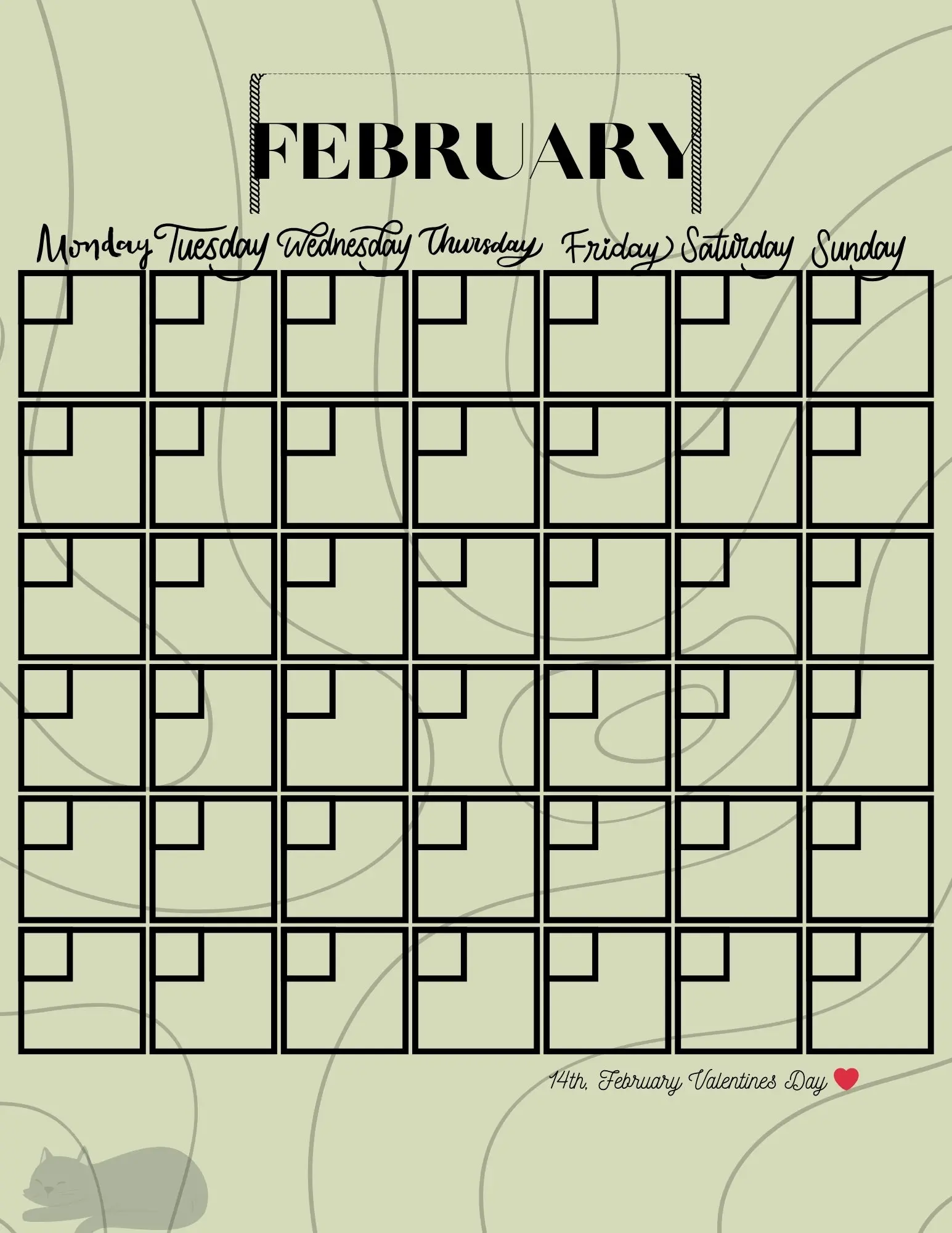 February 2024 Calendar