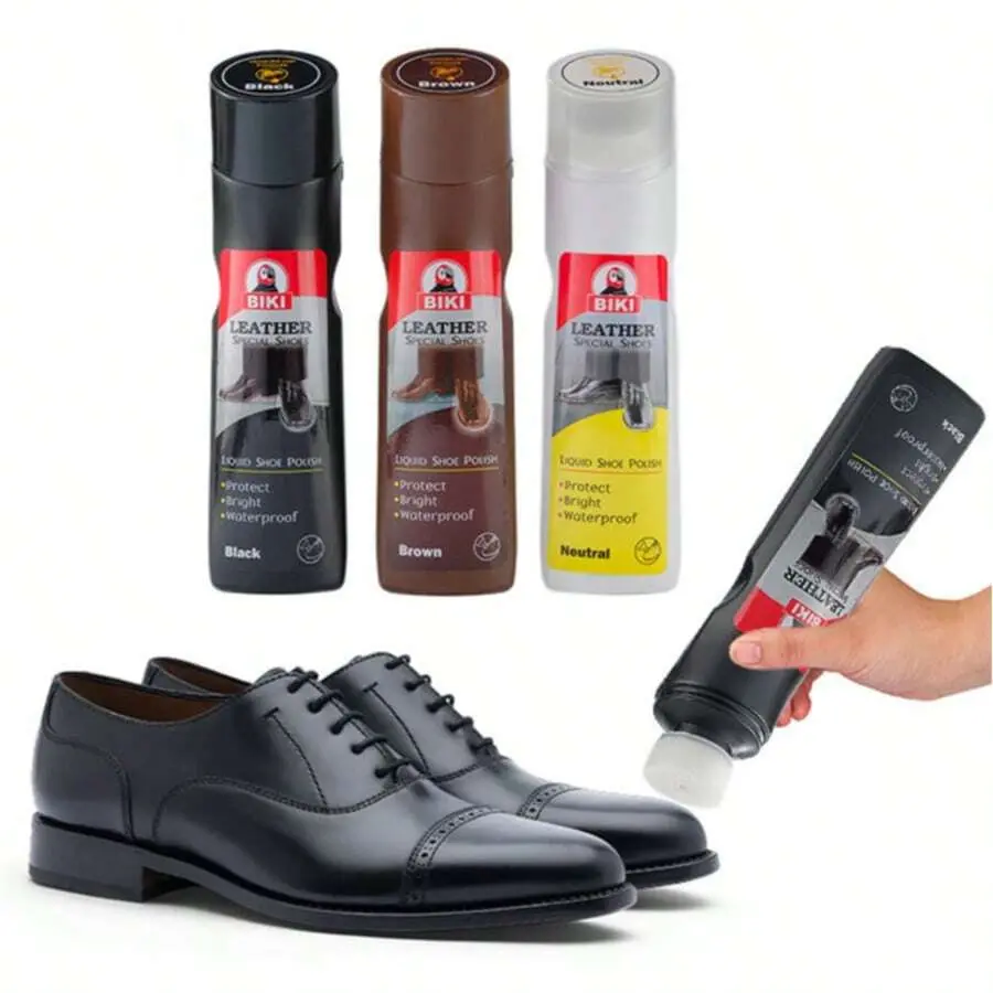 Neutral Leather Cleaner Polishes - Multicolor Household Footwear Care Wax for Brown, Black Shoes, Shoe Cleaning