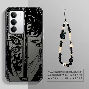 Retro Style Swordsman with Black Pattern suit bracelet phone Suitable For RealMe C75 Case is suitable For RealMe C75 with PET Shock proof design perfect for popular