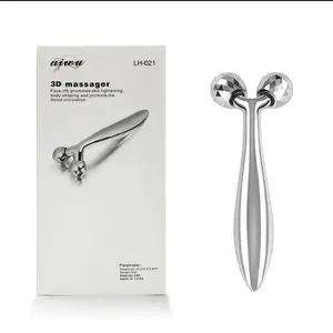 Face Slimming Device V Face Lifter Roller Massager Mini Microcurrent Facial Massage Tool Beauty Stick Abs Plated Pearl Rollers Facial Beauty Instrument