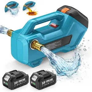 SEESII Cordless Water Transfer Pump, 760GPH Self-priming 2×4000mAh Rechargeable Battery, Portable Electric Utility Pump for RV, Garden, Hot Tub, Tank, Pool, Duck Ponds, Aquariums, Boat, Rain Barrels Outdoorfun fathersdaygift