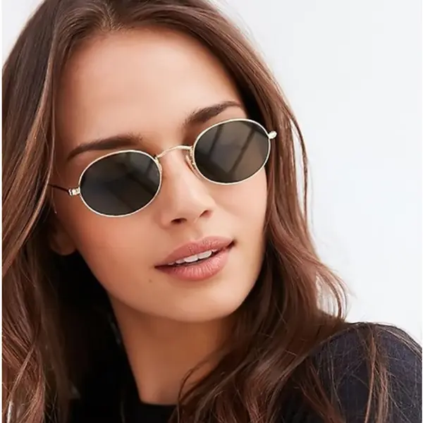 Fashion Women Sunglasses Famous Oval Sun Glasses Luxury Brand