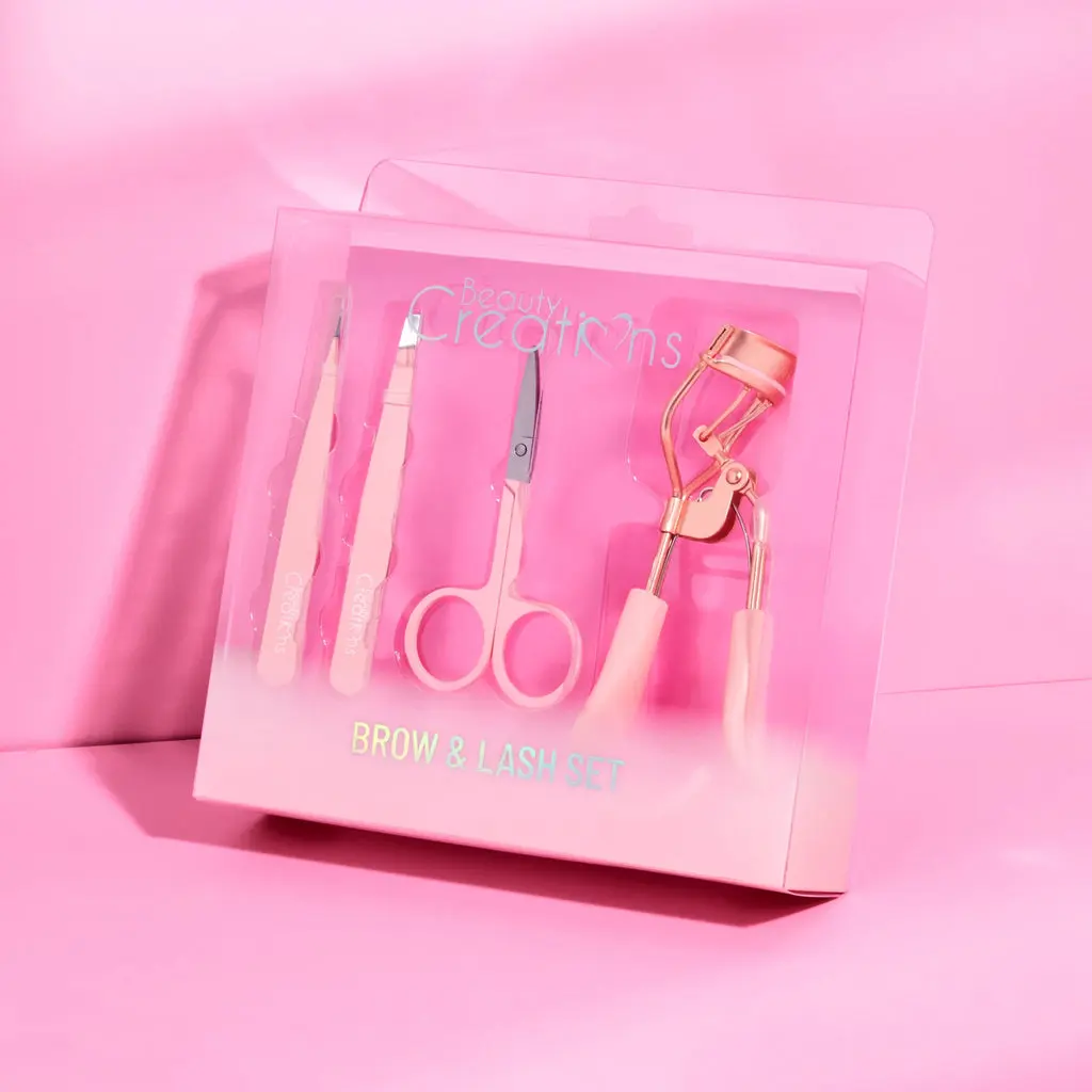 Beauty Creations Brow and Lash Makeup Kit, Cruelty-Free Cosmetic Set with False Eyelashes, Adhesive, Brow Gel, and Pencil, Makeup Set Kit, Eyebrows/Lashes, Personal Care, Accessible To All, Affordable Luxury, Multi-Pack