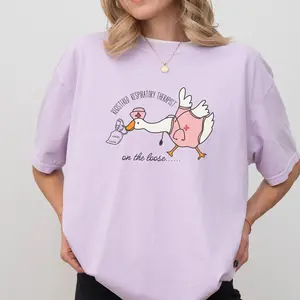 Silly goose Respiratory therapist gifts,Pulmonology gift,RT tshirt,RT mom shirt,Respiratory therapist appreciation,mom life shirt,duck mom,