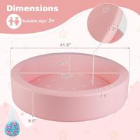 200 Ocean Balls Included, Pink, 41.5” x 9.5”