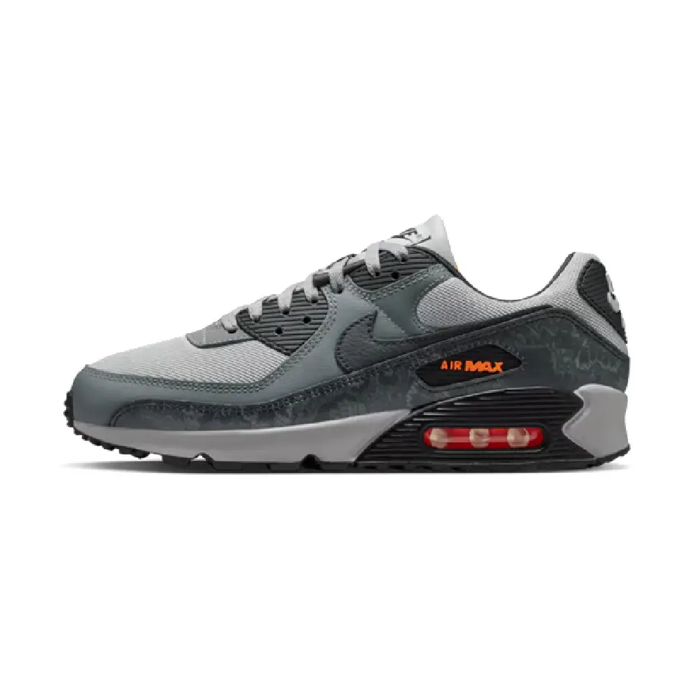 Men's Nike Air Max 90 PRM Multi-Color/Black-Smoke Grey (IQ0172 900)