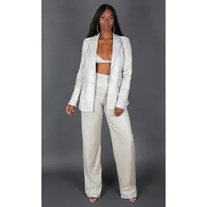 Galaxy Dust Glitter Pants - Silver