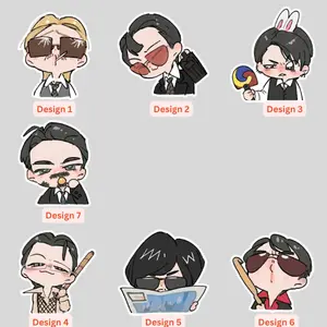 [DIE-CUT STICKER] Cute Chibi Stickers, K-pop Decor, Gift For Fan Sticker
