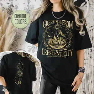 Greetings From Crescent City Comfort Colors Shirt, Crescent City Fan Shirt, Crescent Postal Service, SJM Merch, Bookish Gift