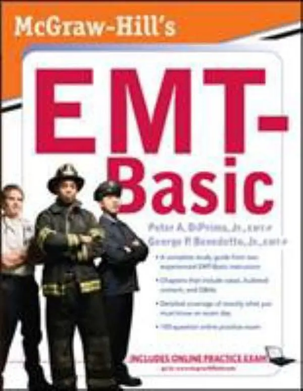 Used McGraw-Hill's EMT-Basic Medical Training Review Book by Peter A. DiPrima Jr. (Softcover, English, 1.85 lbs, Good, High-Yield Outline Format, Online Question Bank, Clinical Scenarios, Exam Prep Tips for EMT-Basic Candidates)