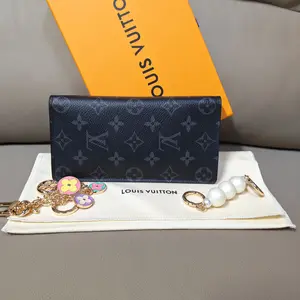 Pre-owned Louis Vuitton LV Black Monogram Wallet（SZ H19773）