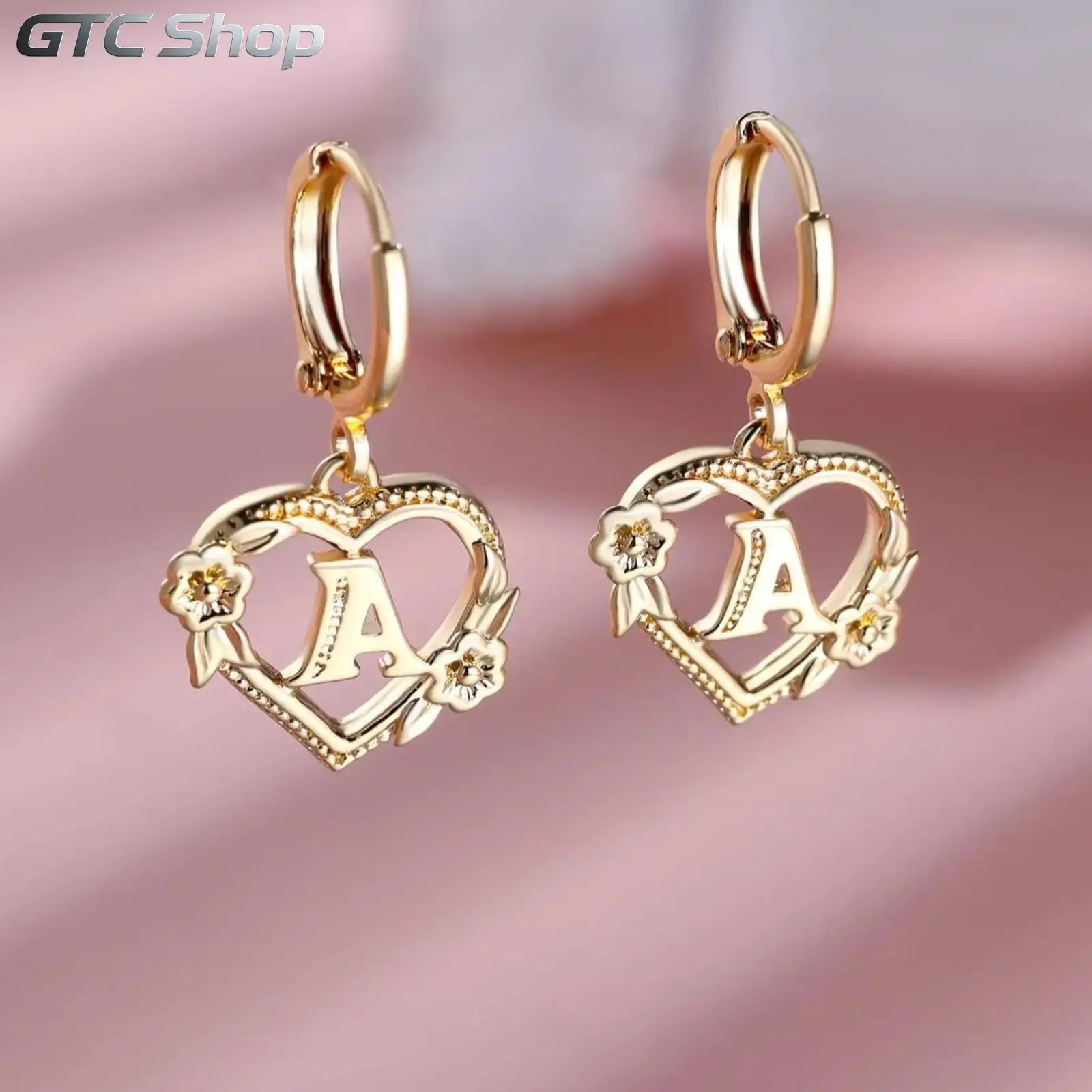 Mother's Day Dangle Earrings, Heart Letter Flower Design Drop Earrings, Exquisite All-match Fashion Jewelry, Elegant Ear Accessories, Stylish Decor for Daily Outfit & Party Wear, Sweet Meaningful Gift for Mom on Birthday & Holiday